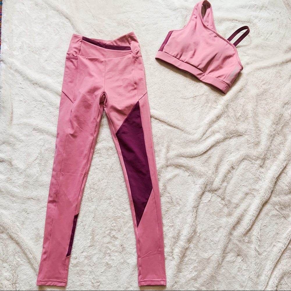Gymshark Asymmetric Bra/Legging Set